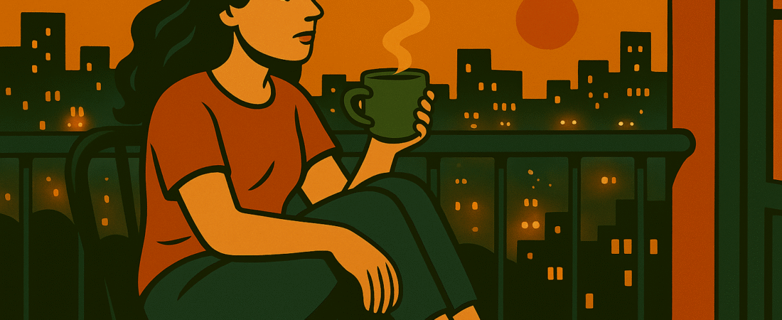 Finding peace where sadness sits