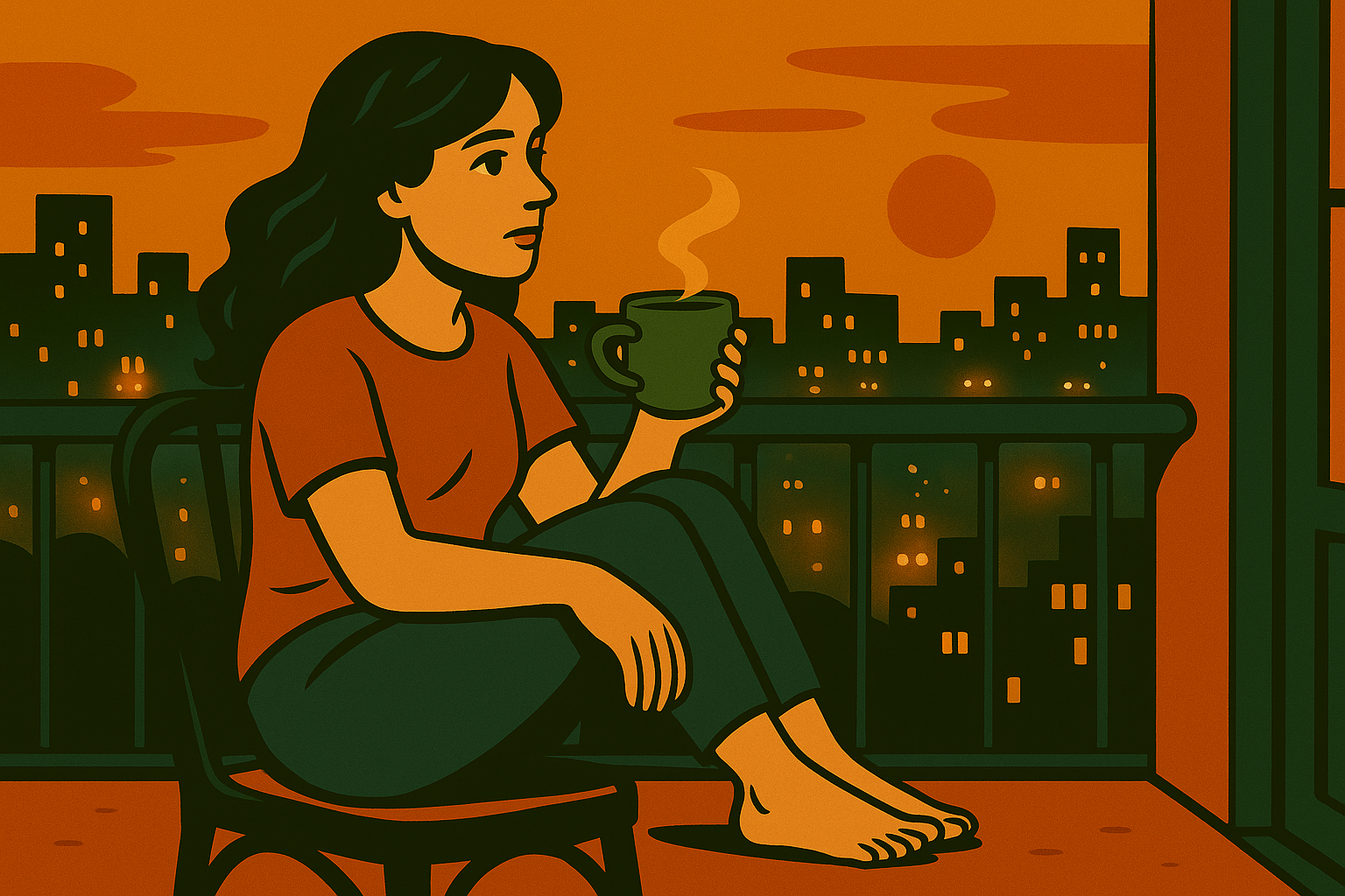 Finding peace where sadness sits