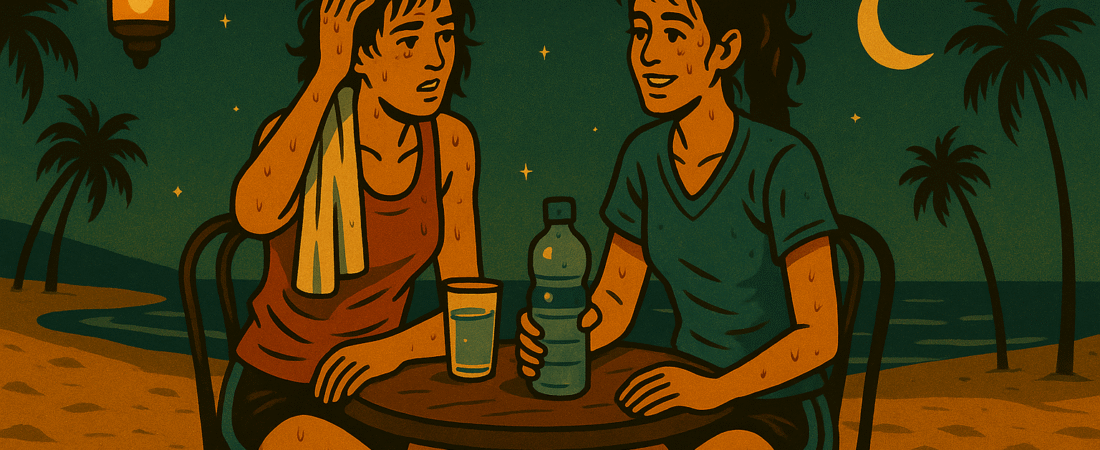 He’s moving, I’m floating