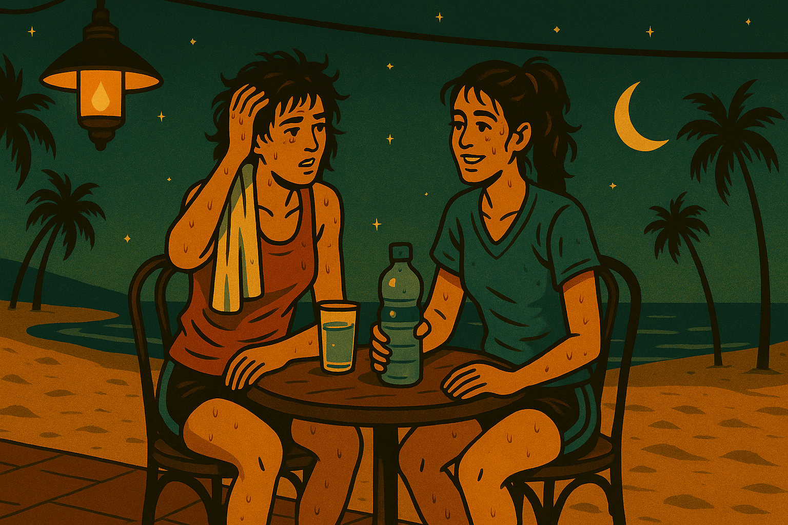 He’s moving, I’m floating