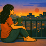 Finding peace where sadness sits