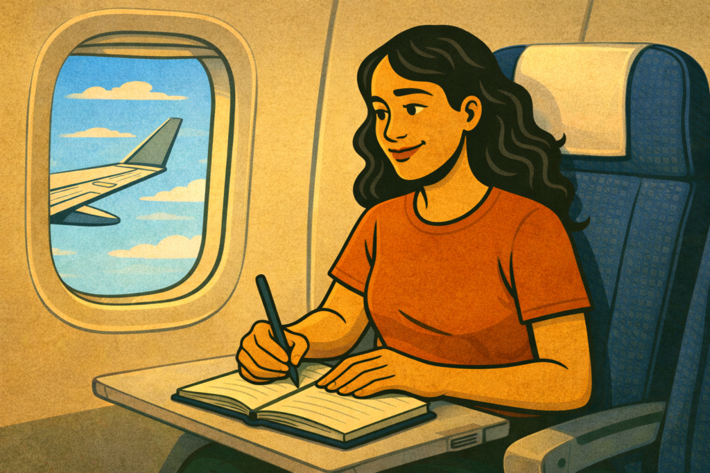 Notes from seat 20a: A woman in transit