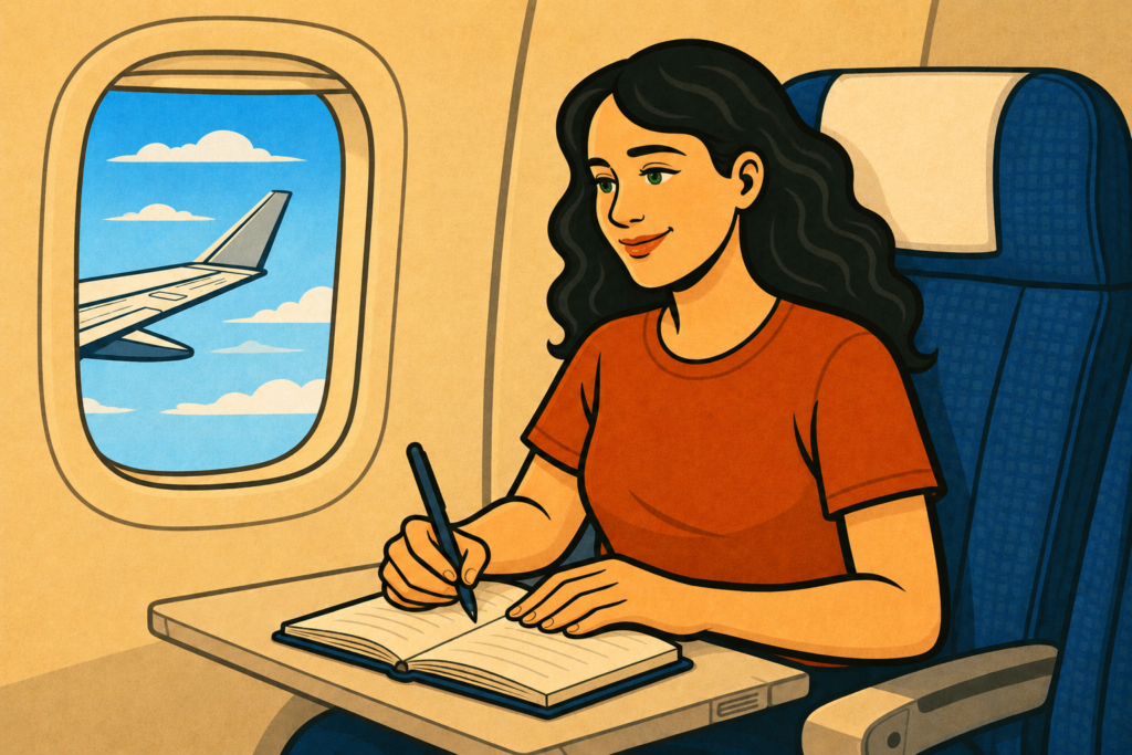 Notes from seat 20a: A woman in transit
