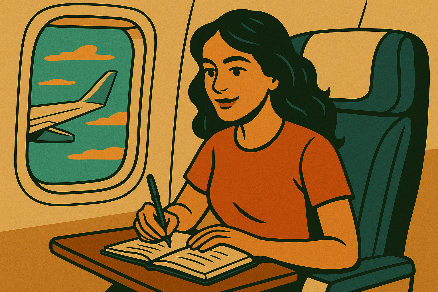 Notes from seat 20a: A woman in transit