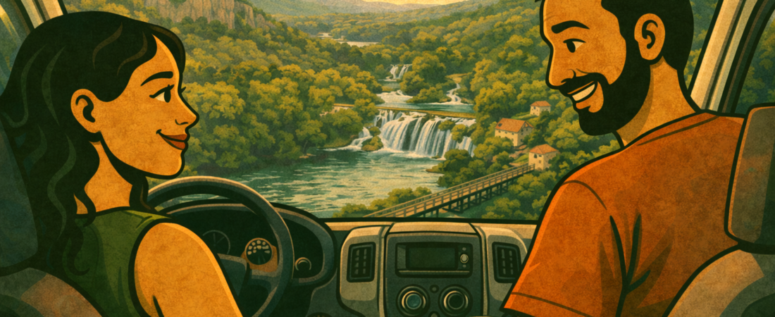 How we drove into it — A campervan, a coastline, and a sharp turn (part 10)